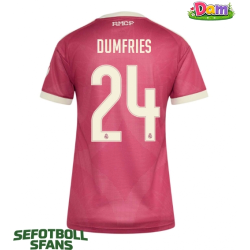 Real Madrid Denzel Dumfries #24 Tredje Tröja Kvinnor 2026-27 Kortärmad